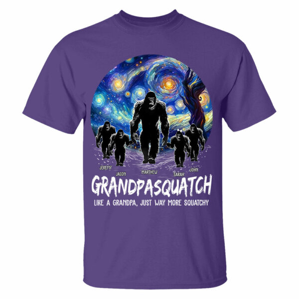 Grandpasquatch Personalized Shirt - Father's Day Gift For Family Members - Image 5
