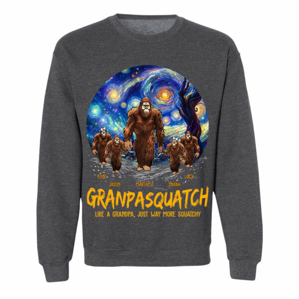 Grandpasquatch Personalized Shirt - Father's Day Gift For Family Members Vr2 - Image 10