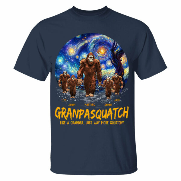 Grandpasquatch Personalized Shirt - Father's Day Gift For Family Members Vr2 - Image 3