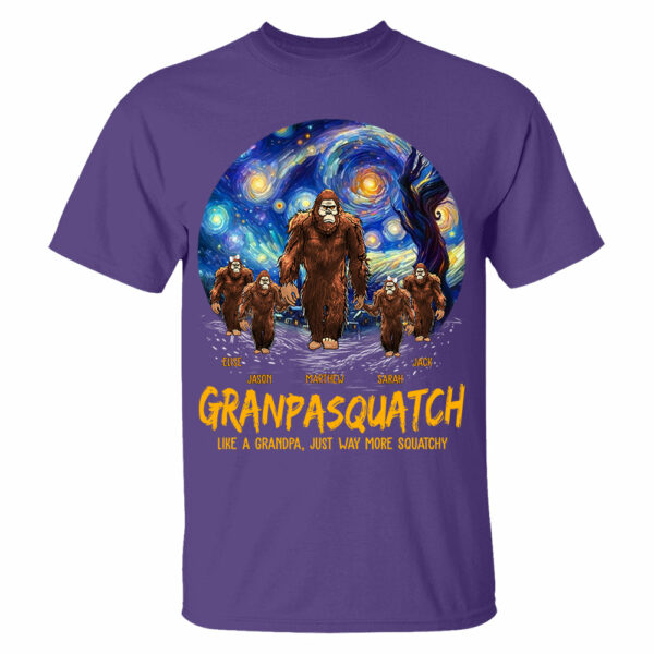 Grandpasquatch Personalized Shirt - Father's Day Gift For Family Members Vr2 - Image 5
