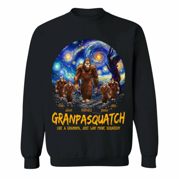 Grandpasquatch Personalized Shirt - Father's Day Gift For Family Members Vr2 - Image 11