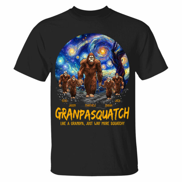Grandpasquatch Personalized Shirt - Father's Day Gift For Family Members Vr2 - Image 2