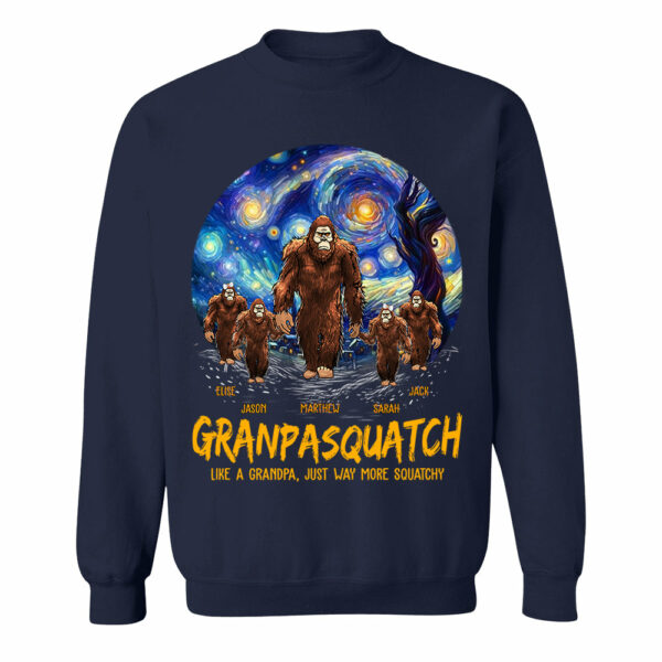 Grandpasquatch Personalized Shirt - Father's Day Gift For Family Members Vr2 - Image 12