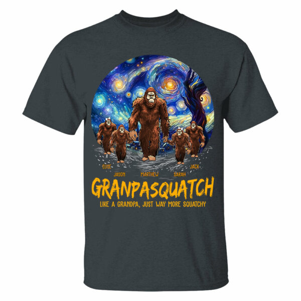 Grandpasquatch Personalized Shirt - Father's Day Gift For Family Members Vr2 - Image 4