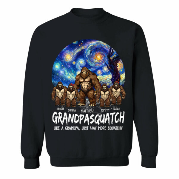 Grandpasquatch Personalized Shirt - Father's Day Gift For Family Members Vr3 - Image 6