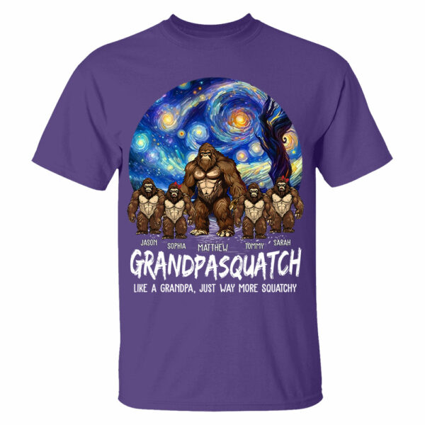 Grandpasquatch Personalized Shirt - Father's Day Gift For Family Members Vr3 - Image 11