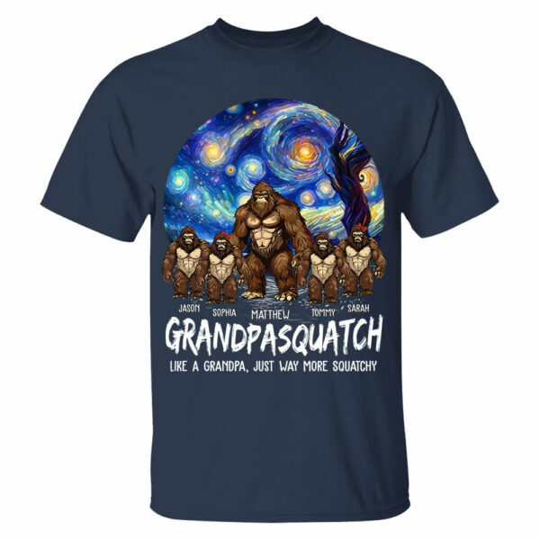 Grandpasquatch Personalized Shirt - Father's Day Gift For Family Members Vr3 - Image 2