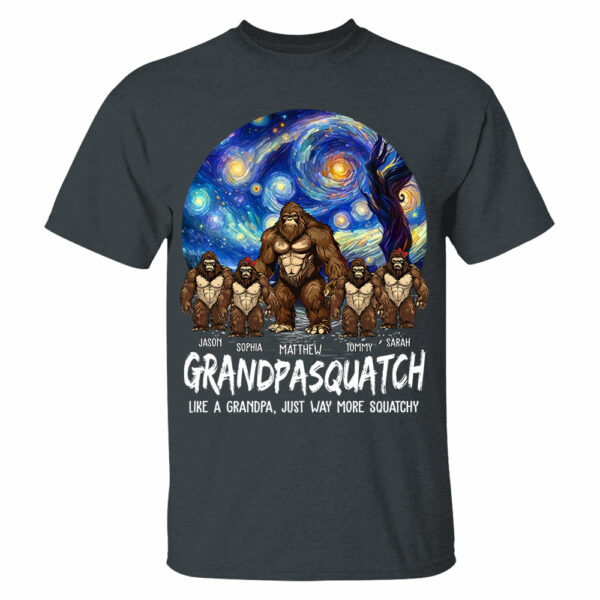 Grandpasquatch Personalized Shirt - Father's Day Gift For Family Members Vr3 - Image 4