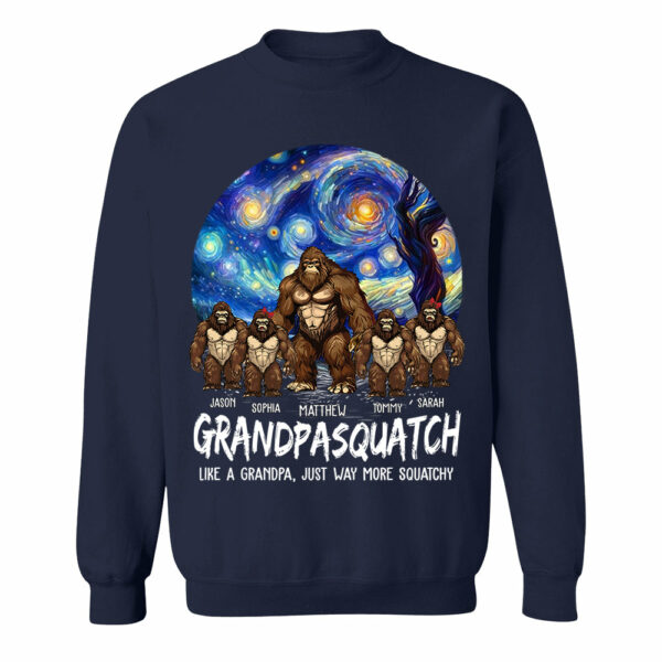 Grandpasquatch Personalized Shirt - Father's Day Gift For Family Members Vr3 - Image 8