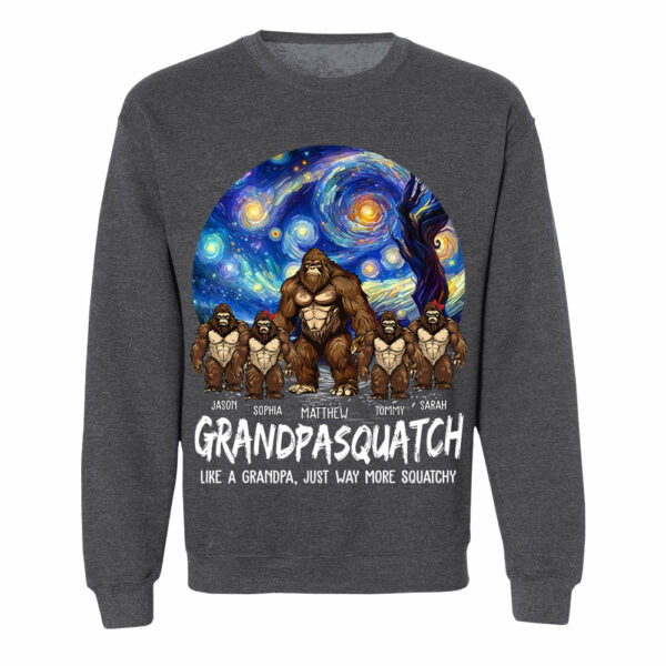 Grandpasquatch Personalized Shirt - Father's Day Gift For Family Members Vr3 - Image 5