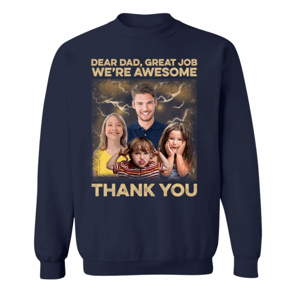 Great Job We're Awesome Vintage Bootleg Tee - Personalized Photo Shirt - Image 6