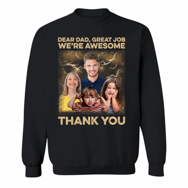 Great Job We're Awesome Vintage Bootleg Tee - Personalized Photo Shirt - Image 9