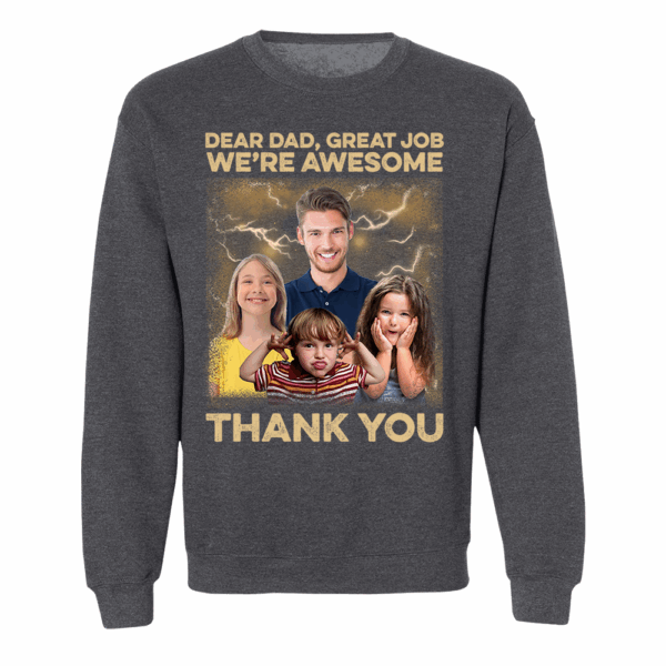 Great Job We're Awesome Vintage Bootleg Tee - Personalized Photo Shirt - Image 3