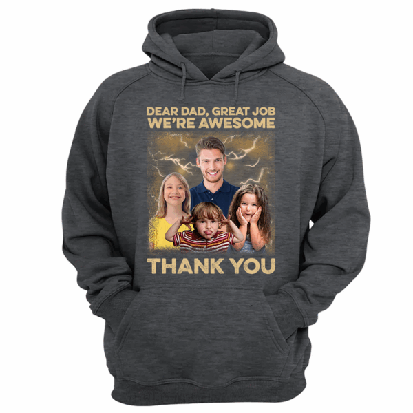 Great Job We're Awesome Vintage Bootleg Tee - Personalized Photo Shirt - Image 4