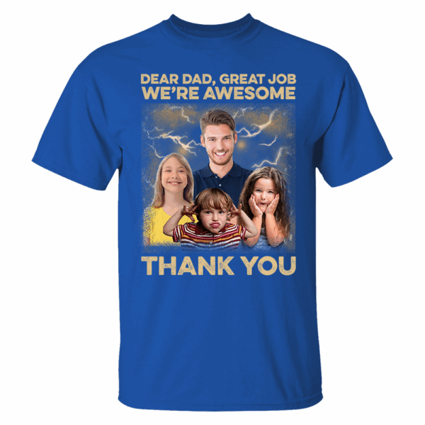 Great Job We're Awesome Vintage Bootleg Tee - Personalized Photo Shirt - Image 11