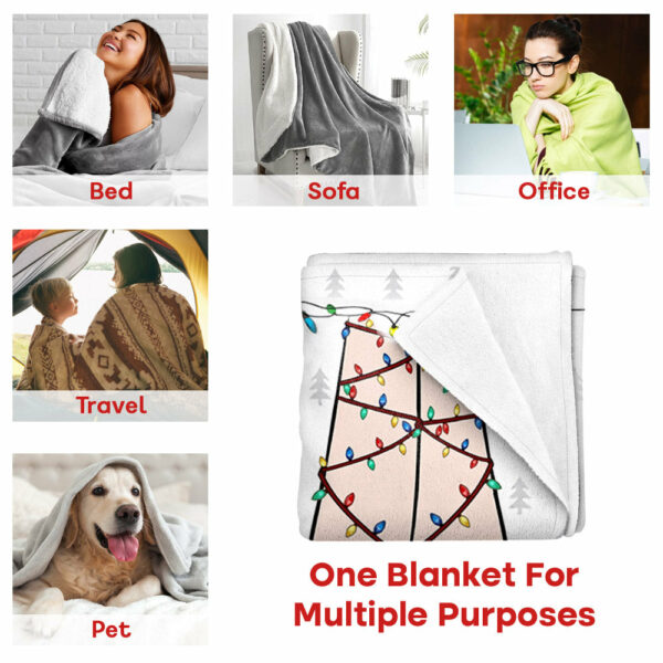 Growing Old Together - Couple Personalized Custom 3D Inflated Effect Printed Blanket - Christmas Gift For Husband Wife, Anniversary - Image 4