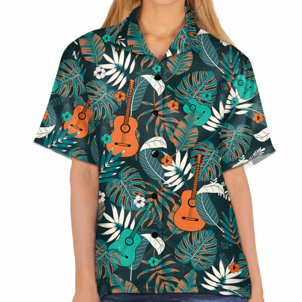 Guitar Hawaiian Shirt, Summer Gift, Hawaiian Shirts For Men, Aloha Beach Shirt - Image 6