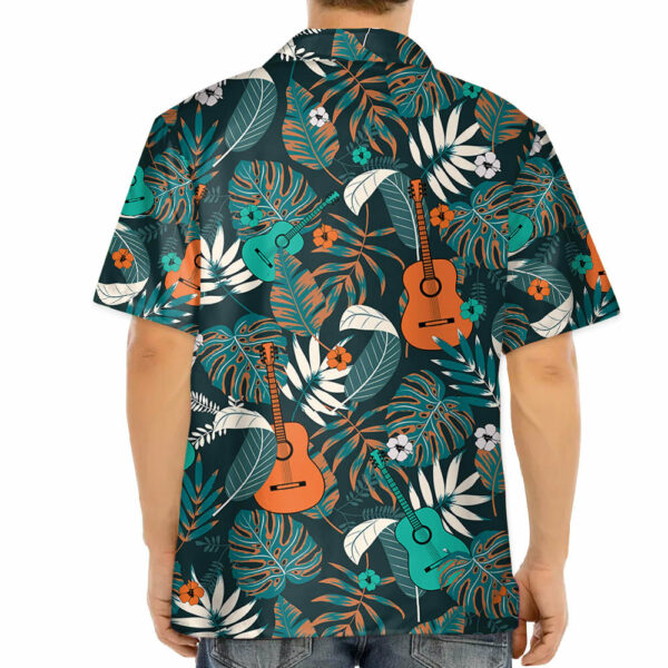 Guitar Hawaiian Shirt, Summer Gift, Hawaiian Shirts For Men, Aloha Beach Shirt - Image 4