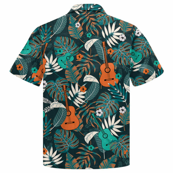 Guitar Hawaiian Shirt, Summer Gift, Hawaiian Shirts For Men, Aloha Beach Shirt - Image 2