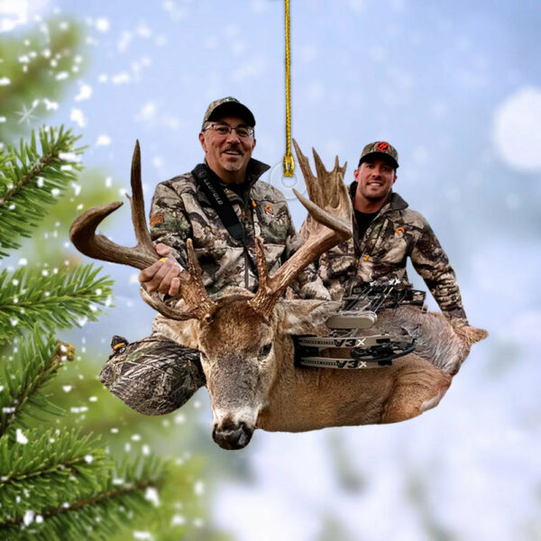Happy Hunting Moment Bowhunting Christmas Ornament - Personalized Ornament Gifts For Hunting Lovers H2511 - Image 6