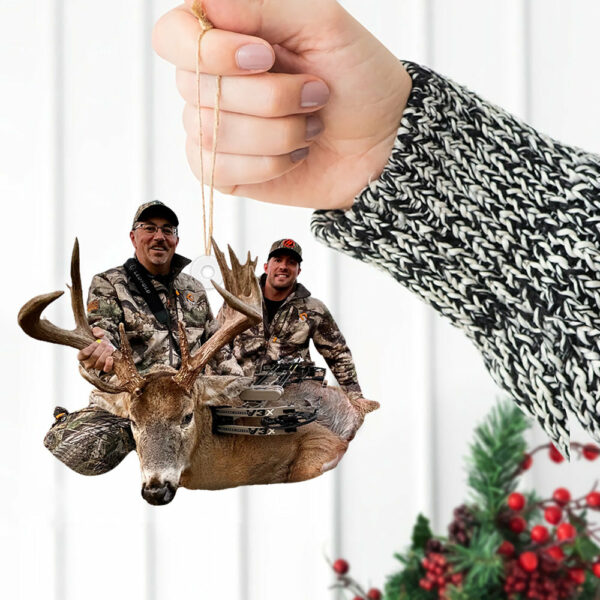 Happy Hunting Moment Bowhunting Christmas Ornament - Personalized Ornament Gifts For Hunting Lovers H2511 - Image 5
