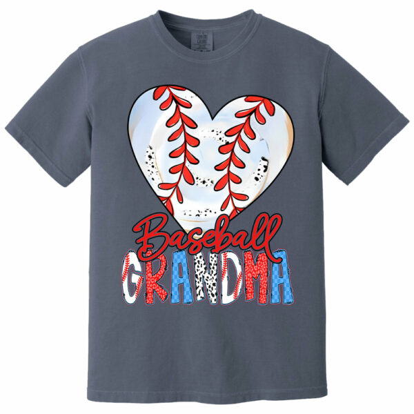 Heart Baseball Grandma - Personalized Shirt - Image 14
