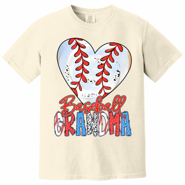 Heart Baseball Grandma - Personalized Shirt - Image 9