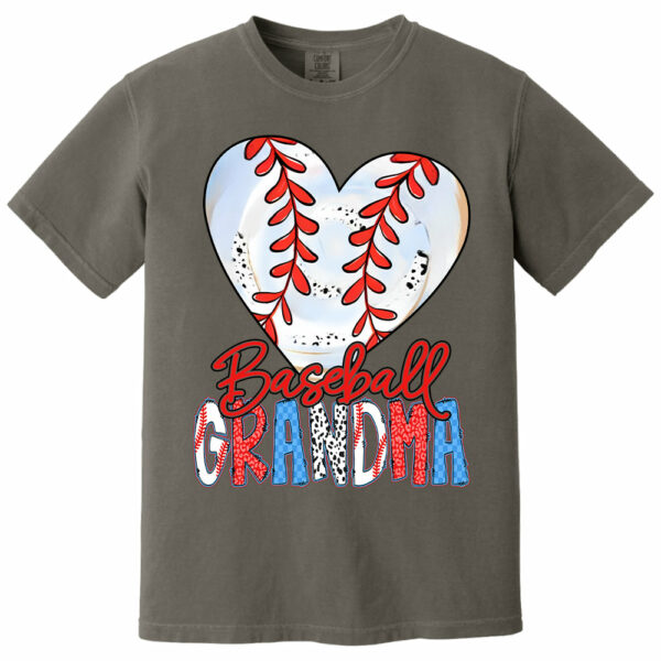 Heart Baseball Grandma - Personalized Shirt - Image 15