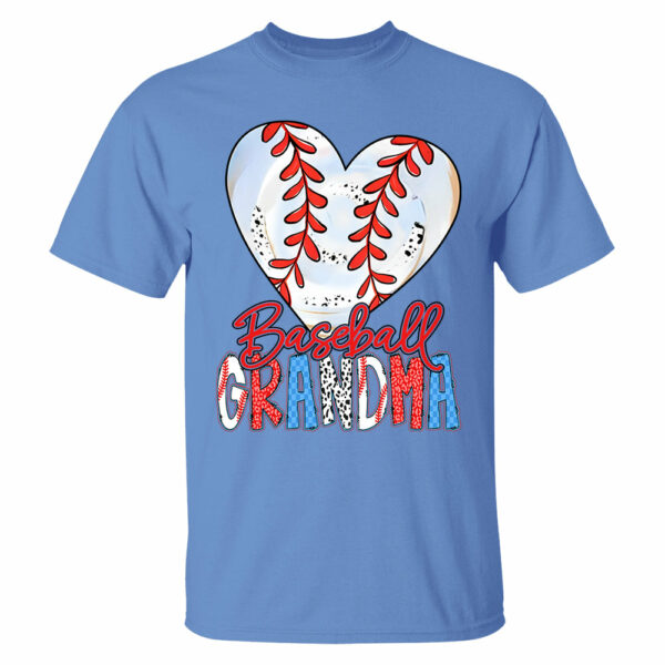 Heart Baseball Grandma - Personalized Shirt - Image 6