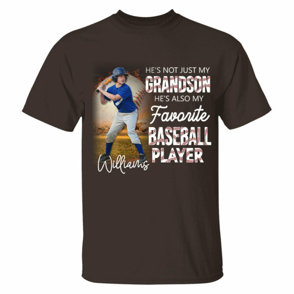 He's Not Just My Grandson He's Favorite Baseball Player Personalized Shirt - Image 13