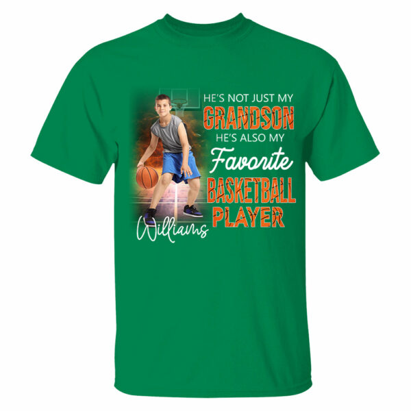 He's Not Just My Grandson He's Favorite Basketball Player Personalized Shirt - Image 11