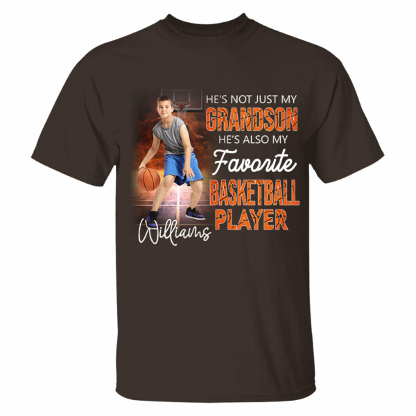 He's Not Just My Grandson He's Favorite Basketball Player Personalized Shirt - Image 12