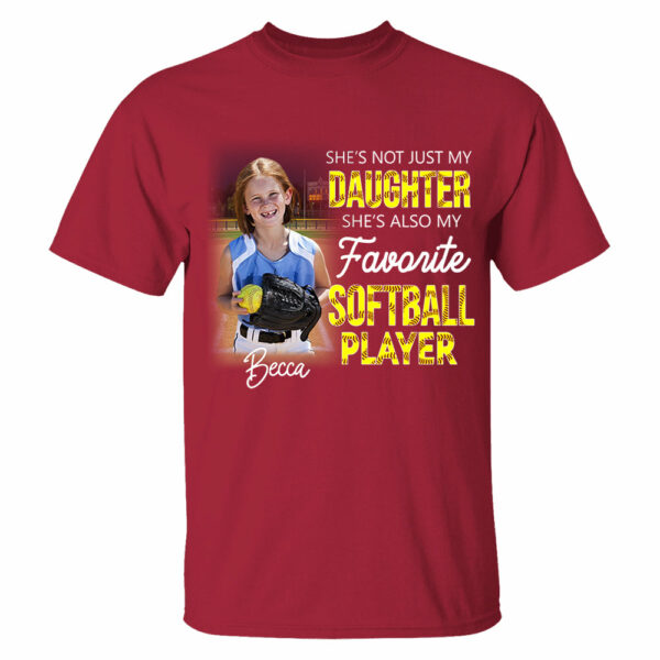 He's Not Just My Grandson He's Favorite Softball Player Personalized Shirt - Image 6