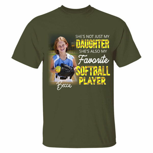 He's Not Just My Grandson He's Favorite Softball Player Personalized Shirt - Image 13
