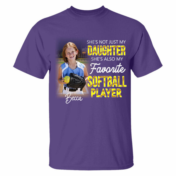 He's Not Just My Grandson He's Favorite Softball Player Personalized Shirt - Image 12