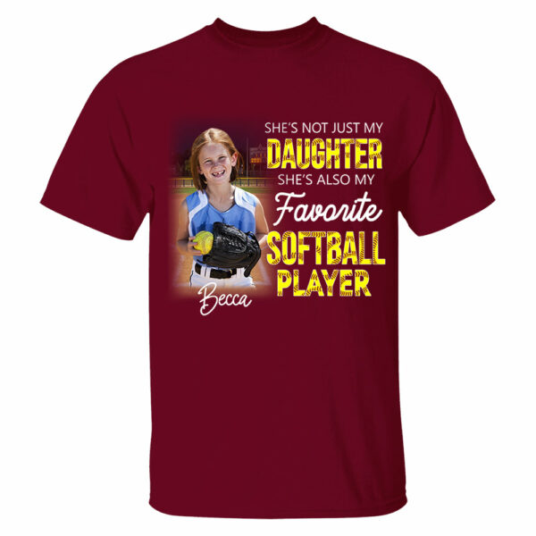 He's Not Just My Grandson He's Favorite Softball Player Personalized Shirt - Image 10