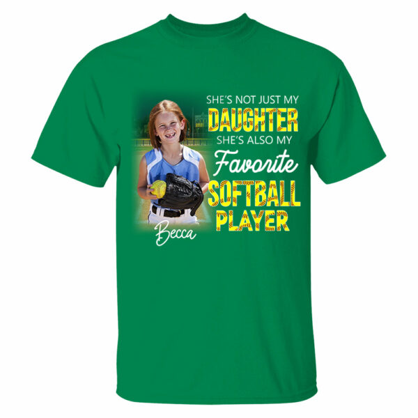 He's Not Just My Grandson He's Favorite Softball Player Personalized Shirt - Image 9