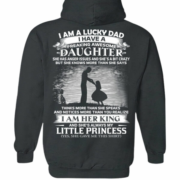 I Am A Lucky Dad I Have A Freaking Awesome Daughter Shirt Shirt Perfect Gift For Dad From Daughter - Image 10