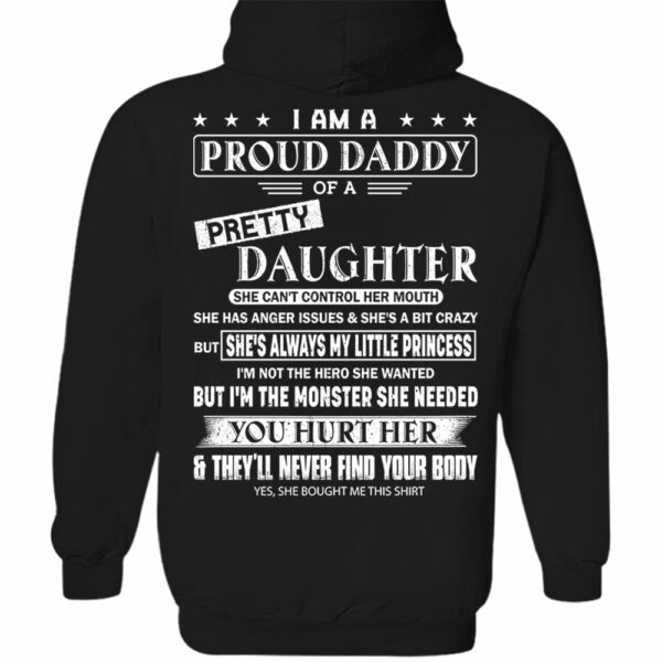 I Am A Proud Daddy Of A Pretty Daughter Shirt Perfect Gift For Dad - Image 6