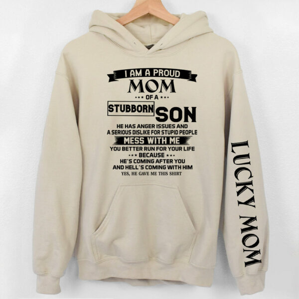 I Am A Proud Mom Of A Stubborn Son Shirts Gift For Mom - Image 9