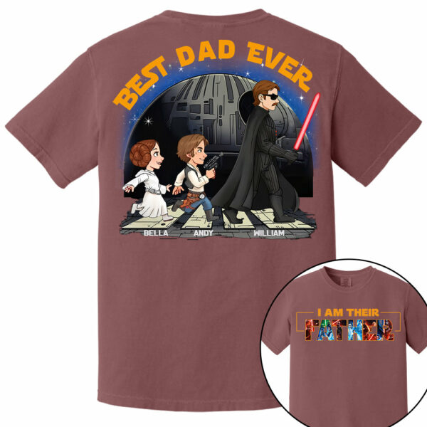 I Am Their Father - Best Dad Ever Personalized Shirt Gift For Dad, Father's Day - Image 8