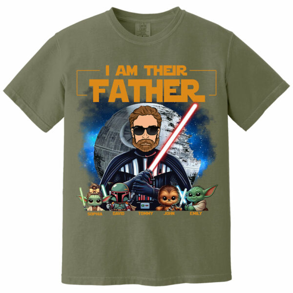 I Am Their Father - Custom Father's Day Shirt with Kidsâ€™ Name Vr1 - Image 10