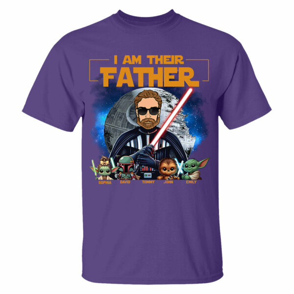 I Am Their Father - Custom Father's Day Shirt with Kidsâ€™ Name Vr1 - Image 6