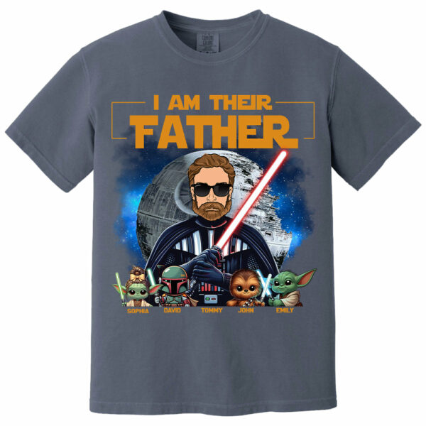 I Am Their Father - Custom Father's Day Shirt with Kidsâ€™ Name Vr1 - Image 11