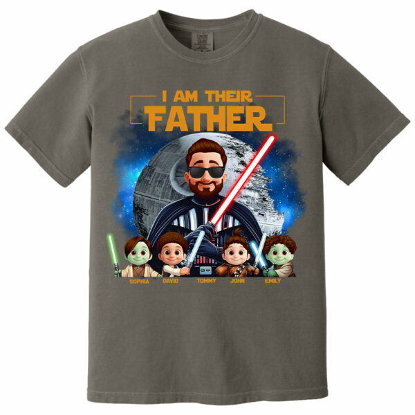 I Am Their Father - Custom Father's Day Shirt with Kidsâ€™ Name Vr2 - Image 8