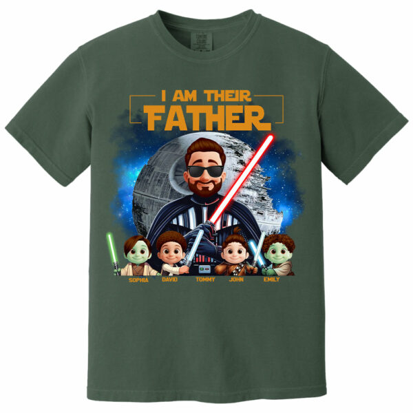 I Am Their Father - Custom Father's Day Shirt with Kidsâ€™ Name Vr2 - Image 10