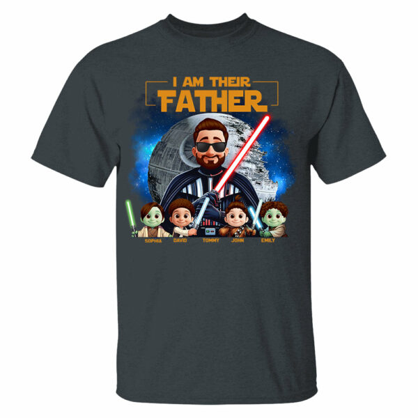 I Am Their Father - Custom Father's Day Shirt with Kidsâ€™ Name Vr2 - Image 4
