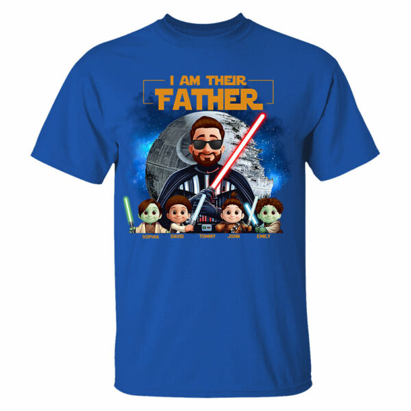 I Am Their Father - Custom Father's Day Shirt with Kidsâ€™ Name Vr2 - Image 5