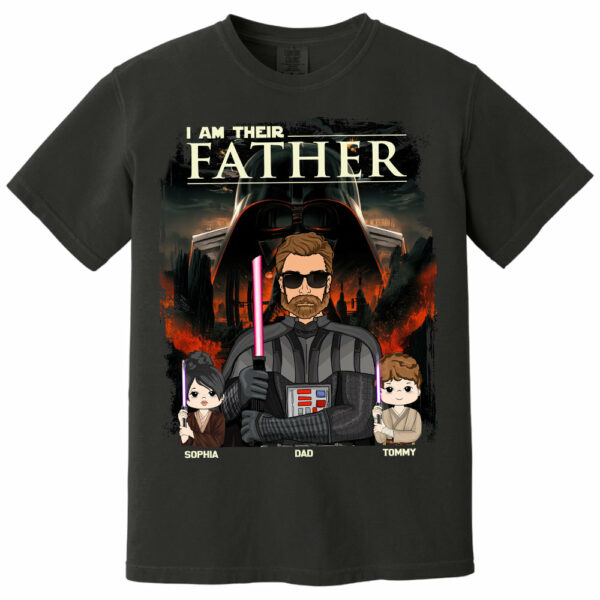 I Am Their Father - Custom Shirt For Dad - Image 8
