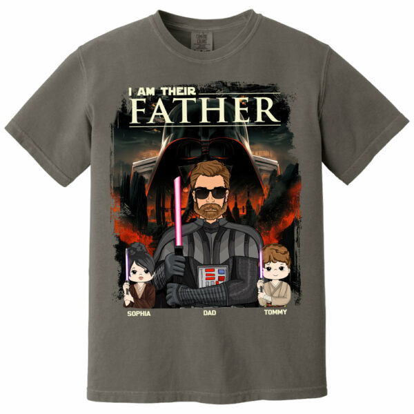 I Am Their Father - Custom Shirt For Dad - Image 9